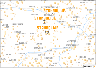 map of Stambolije