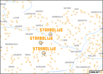 map of Stambolije