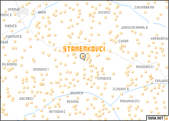 map of Stamenkovci