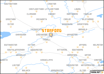 map of Stamford