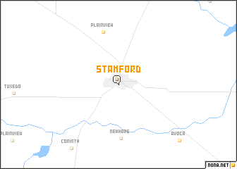 map of Stamford