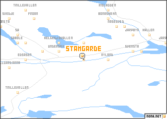 map of Stamgärde