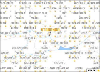 map of Stammham