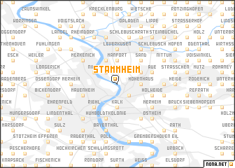 map of Stammheim