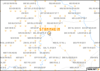 map of Stammheim