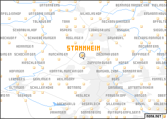 map of Stammheim