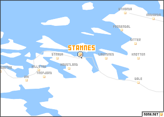 map of Stamnes