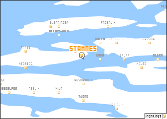map of Stamnes