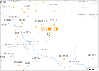 map of Stamnica