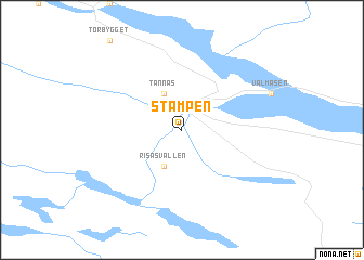 map of Stampen