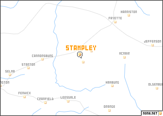 map of Stampley