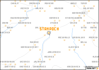 map of Štampoch