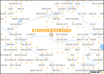 map of Stamprooierbroek