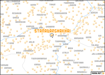 map of Stanadār Ghākhai