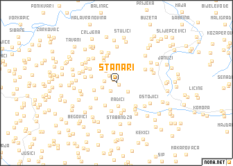 map of Stanari