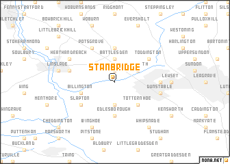map of Stanbridge