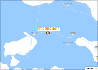 map of Stanbridge