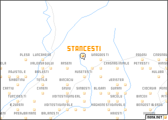 map of Stănceşti