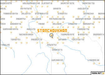 map of Stanchov Khan