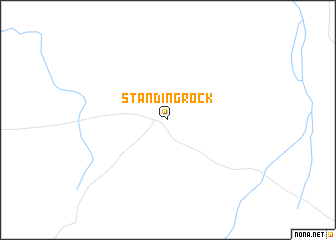 map of Standing Rock