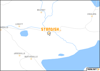 map of Standish