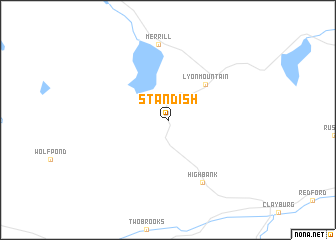 map of Standish