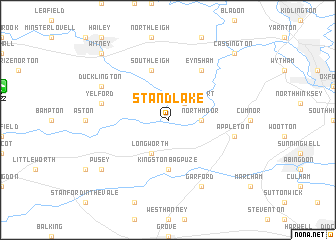 map of Standlake