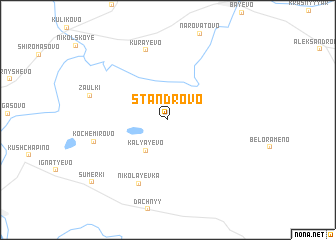 map of Standrovo