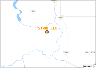 map of Stanfield