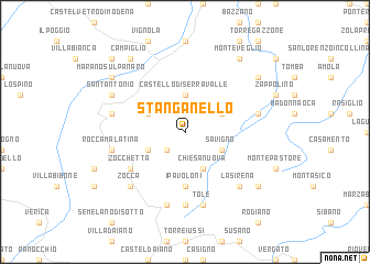 map of Stanganello