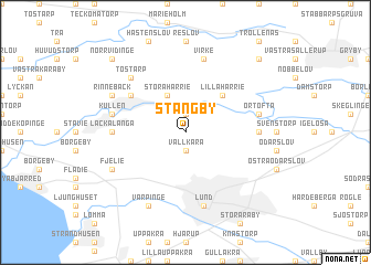 map of Stångby