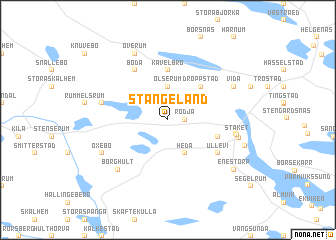 map of Stångeland