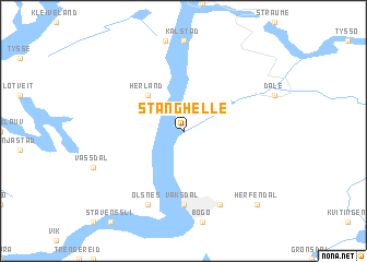 map of Stanghelle