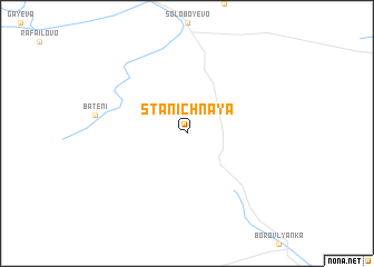 map of Stanichnaya