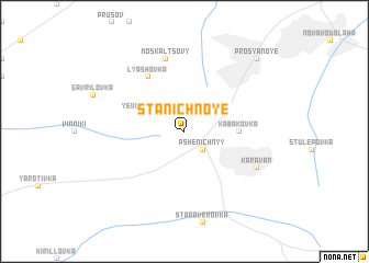 map of Stanichnoye
