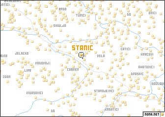 map of Stanić