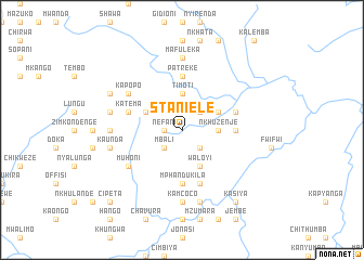 map of Staniele