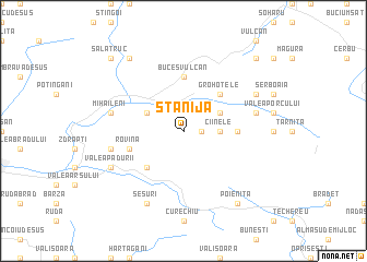 map of Stănija