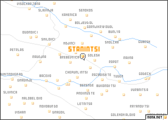 map of Stanintsi