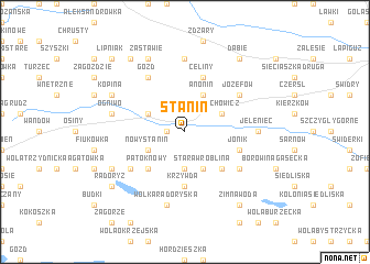 map of Stanin