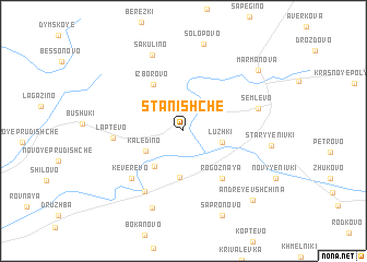 map of Stanishche