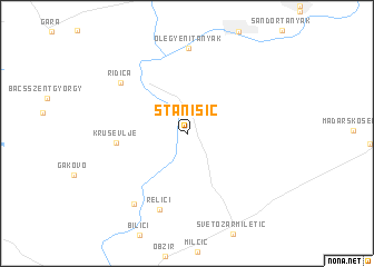 map of Stanišić