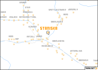 map of Staniska