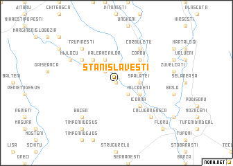 map of Stănislăveşti