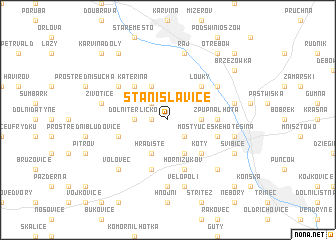 map of Stanislavice