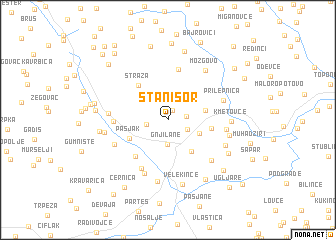 map of Stanišor