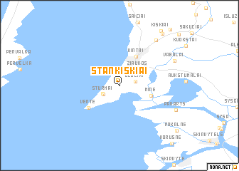 map of Stankiškiai