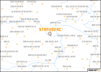 map of Stankovac