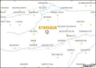 map of Stankova