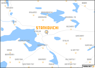 map of Stankovichi